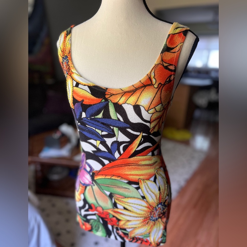 Floral Print Tank Top